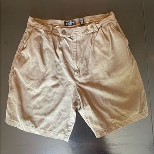 Brandini Size 36 Silk Olive Green Silk Shorts Soft Vacation Tropical Resort